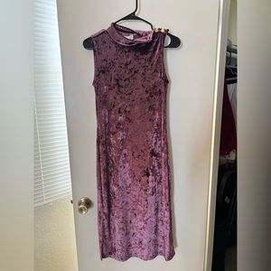 Michael Kors velvet sleeveless midi dress